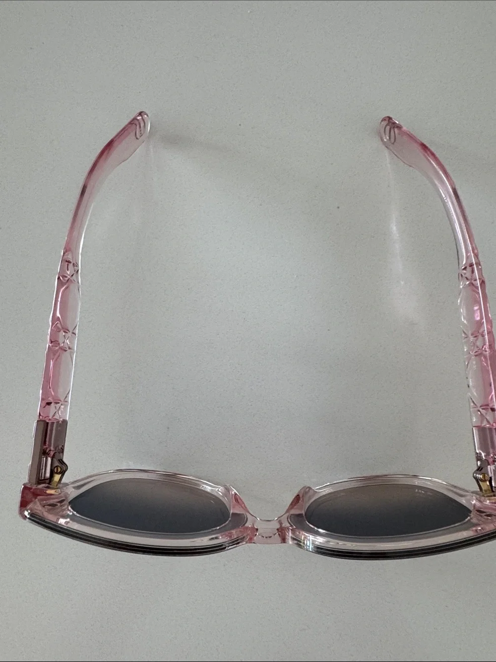 Dior Crystal Pink Cat-Eye Sunglasses with Dark Gradient Lenses